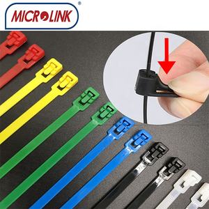 Bridas de Nylon PA66 Resistentes, Ajustables, Reutilizables, para <span class=keywords><strong>Cables</strong></span>, Bridas de Nylon 66 - Product Image 2