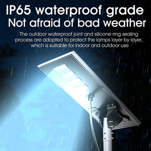ไฟถนนโซลาร์เซลล์ ESG 100W 150W 200W 300W ไฟ LED แบบรวมในตัว IP65 เหมาะสำหรับเทศบาลแบบออฟกริด - Product Image 6
