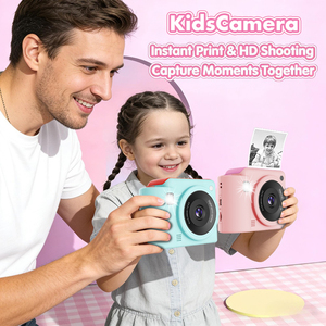 Kamera Printer Thermal Satu Sentuhan 48MP 1080P, Filter Musik, Cahaya Alami, Hadiah untuk Anak-Anak - Product Image 5