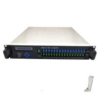 Amplificador Óptico CATV de Alta Potencia Edfa 1550nm 2U 32 Puertos 23dBm FTTH IP T-1550E con 3 Años de Garantía