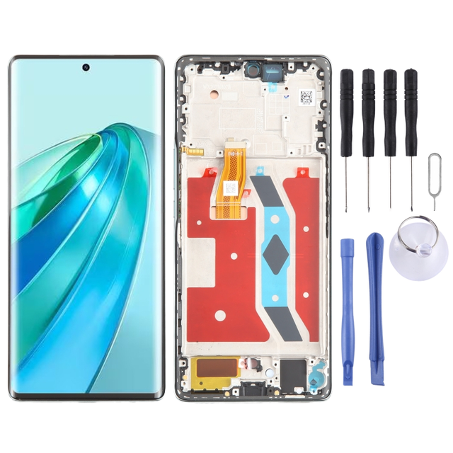 Original LCD Screen Digitizer Full Assembly with Frame for Honor X9A