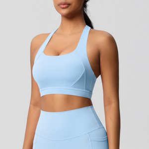 Gilet da Yoga aderente da donna Cloud Sense biancheria intima sportiva traspirante senza cuciture reggiseno antiurto ad alta resistenza Pilates che corre all'aperto - Product Image 1