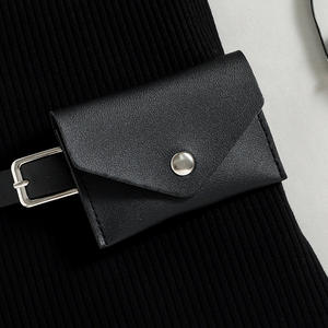 Vêtements pour filles 2022, combinaison d'été pour enfants à une épaule avec pochette latérale, ensemble de vêtements pour enfants d'été avec sac banane - Product Image 5