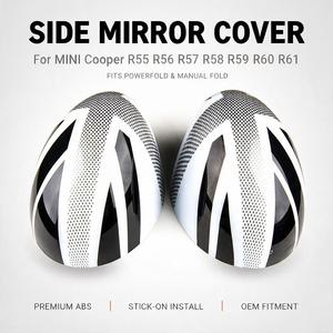 Cubiertas de Espejos Retrovisores Union Jack para <span class=keywords><strong>MINI</strong></span> Cooper R55 R56 R57 R58 R59 R60 R61 2007-2016, ABS, Plegables Eléctricamente y Manualmente, Venta al Por Mayor - Product Image 5