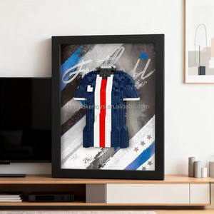 Recuerdo <span class=keywords><strong>de</strong></span> la Copa <span class=keywords><strong>Mundial</strong></span>, Regalo para Fanáticos del Fútbol, Bloque <span class=keywords><strong>de</strong></span> Diamantes <span class=keywords><strong>de</strong></span> Material ABS Plástico <span class=keywords><strong>de</strong></span> Buena Calidad, Decoración para el Hogar con la Camiseta <span class=keywords><strong>de</strong></span> Francia - Product Image 2