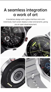 Montre intelligente pour homme QW33 avec grand écran HD, comptage des pas, suivi sportif et de la santé, boussole et étanchéité IP67 - Product Image 5