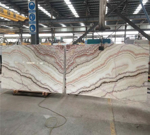 แผ่นหินออนิกซ์หลากสีแบบจีน, หินอ่อนออนิกซ์สีรุ้งแบบ Bookmatched - Product Image 2