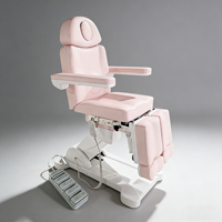 Elektrischer Podologie-Stuhl Luxuriöse Salon-Schönheitsbehandlungsliege Spa Gesichtsmassage-Tisch