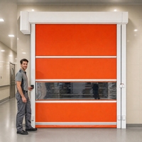 Porte rapide industrielle en PVC sur mesure, porte automatique à action rapide, porte enroulable pour usine, atelier, salle blanche