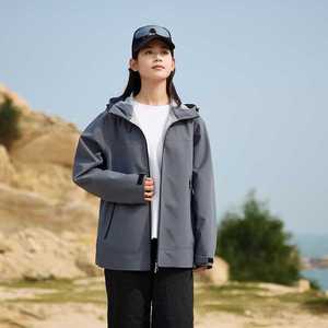 Hooded Softshell Windbreaker Jacket Unisex Full Sleeve Windproof Outdoor Hiking Clothing - Product Image 4