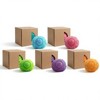 Balle anti-stress Smiley Fuzz, jouet sensoriel moelleux et doux, jouet anti-anxiété en peluche pour enfants et adultes