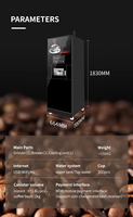 Robot distributeur automatique de café avec moulin importé d'italie, pour le bureau