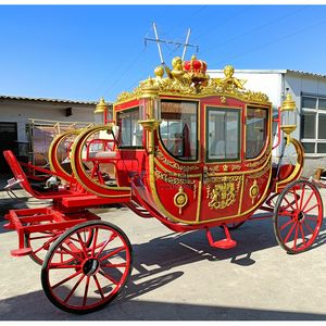 Chariot de mariage électrique à chevaux, chariot européen à chevaux, calèche de tourisme à chevaux, chariot de chevaux électrique pour mariages - Product Image 4