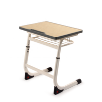 Conjunto de Mesa y Silla de Madera Moderno, Duradero y Cómodo para Escuela, Modelo Luke T5-Base, Incluye Archivo JSON de Datos de Etiquetas para Entrenamiento