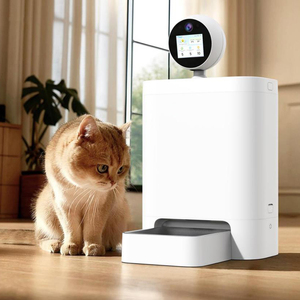 Automatic Luxurious <b>Cat</b> Feeder 3 Million HD <b>Camera</b> 2.4G 5G WiFi APP Charge LCD Display Schedule Feeding Pet Food Dispenser Night - Product Image 2