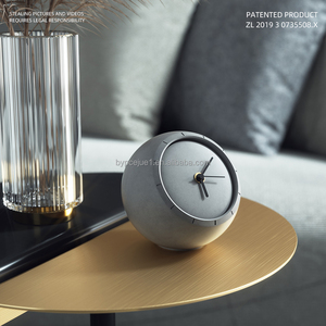 Table de Chevet Ronde Multifonctionnelle avec Réveil et <span class=keywords><strong>Rangement</strong></span>, Logo Personnalisable, pour Cadeaux d'Affaires - Product Image 5