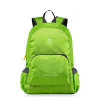 Hochwertiger tragbarer faltbarer Polyester-Schulrucksack für Jungen, Outdoor-Bücherrucksack