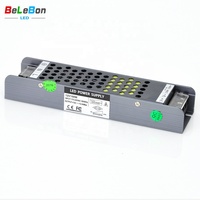Transformateur d'alimentation LED Ultra-mince, 110V 220V, sortie cc 12V dc 24V IP20, intérieur et extérieur, module de lumière