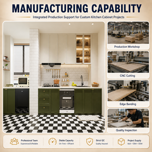 Fabricant d'armoires de cuisine modernes de luxe sur mesure, murales ou autoportantes, de style français, pour cuisines d'hôtel - Product Image 4