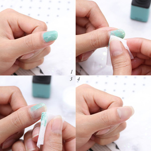 450 pièces/sac Gel <span class=keywords><strong>dissolvant</strong></span> tampon ongles lingettes nettoyage non pelucheux tampon de papier imbiber <span class=keywords><strong>dissolvant</strong></span> manucure coton serviettes outil d'emballage - Product Image 6