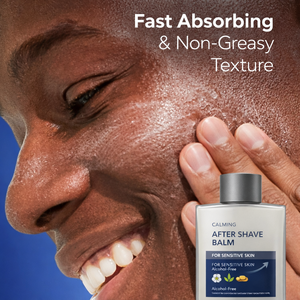 Crème après-rasage pour hommes sensible, sans alcool, avec complexe VitaminPro, herbes naturelles, apaisante et hydratante, soin de la peau - Product Image 4
