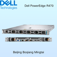 Nouveau serveur rack 1U PowerEdge R470 avec processeur Intel Xeon 3,6 GHz, 16 Go/32 Go de mémoire, alimentation, pour bases de données, haute qualité