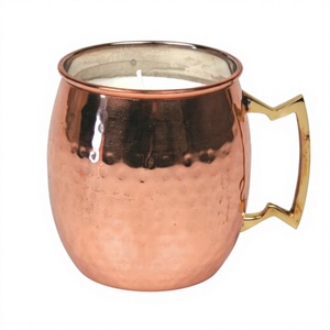 Bocaux à bougies en acier inoxydable de designer, vente en gros de bocaux à bougies, bocaux à bougies en fer forgé antique, décoration pour la maison - Product Image 1