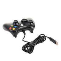 Manette de jeu filaire USB GPD X360L compatible 360 pour PC et téléphone Android avec double vibration et design ergonomique