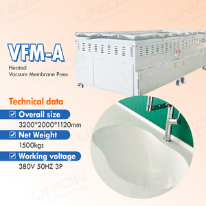 UNION FORMANT Corian Épais Acrylique Bois Solide Surface Feuille Lavabo Thermoformage Faire Sous Vide Membrane Presse Machine - Product Image 1