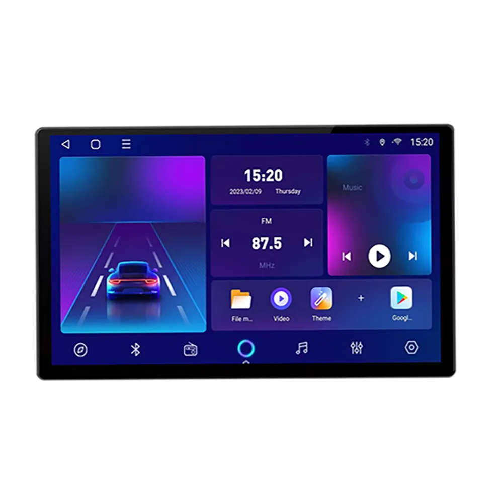 Universal disesuaikan TS10 10-13 inci mercedes sandaran kepala tv 1din android radio mobil pemutar dvd Mobil