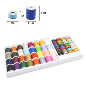 Sewing Thread Kit 60 Pieces Rainbow Color Set For Home Sewing Machine With Metal Bobbin And Bobbin Thread - Product Image 4