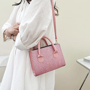 Bolso de Hombro de Moda para Mujer, Diseño de Lichee, de Piel Sintética, con Cierre de Cremallera, Bolso Pequeño Cuadrado, para Otoño, Primavera y Verano - Product Image 2