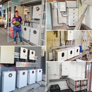 ระบบพลังงานแสงอาทิตย์แบบไฮบริดสำหรับบ้าน 5kW ถึง 100kW ระบบพลังงานแสงอาทิตย์แบบออลอินวัน แผงโซลาร์เซลล์ครบชุดพร้อมแบตเตอรี่ - Product Image 5