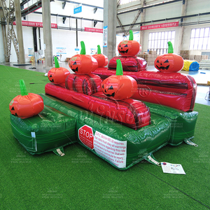 WINSUN Promotion <span class=keywords><strong>Halloween</strong></span> : Jeu de lancer de citrouilles gonflables, jeu interactif pour fêtes de carnaval en extérieur, pour enfants et adultes - Product Image 3