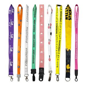 Custom Eco-friendly Washable Polyester Sublimation Lanyards with Carabiner Hook Silk Screen <b>Personalized</b> Logo Low MOQ 100pcs - Product Image 6