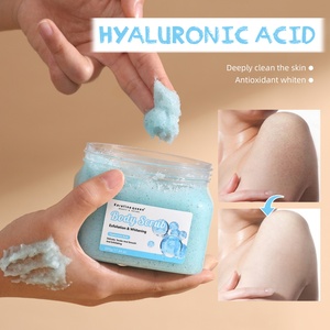 Crème exfoliante au sucre naturel blanchissante pour le visage et le corps, OEM KQ 500ml, à base de melon Hami, biologique - Product Image 4