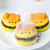 Jouets Squishy Adorables en PU à Rebond Lent, Thème Nourriture pour Animaux, Mignons et Créatifs - Anti-Stress à Presser, Écraser et Suspendre