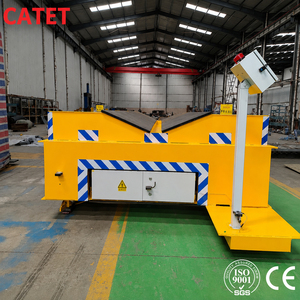 Voiture de transfert en acier à piles de bobine de lithium de chariot à plat de transfert de la CE <span class=keywords><strong>ISIO</strong></span> chariot de transfert guidé par rail de 25 tonnes à télécommande - Product Image 5