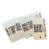 Etiqueta de código QR de metal personalizada Impresión de fotos de metal/Impresión subsuperficial Aluminio anodizado