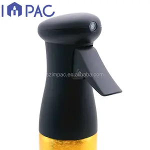 Continuous Gold Hair Styling Bottle With Matte Black Pump For Water Mist