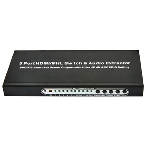 Venta caliente Multiviewer sin Video 1080P <span class=keywords><strong>matriz</strong></span> 3D conmutador Hdmi 5 en 1 - Product Image 3