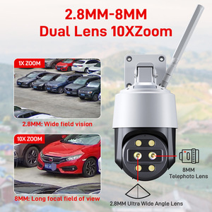 Nhà Máy Ban Đầu <span class=keywords><strong>4K</strong></span> Ống Kính Kép <span class=keywords><strong>16MP</strong></span> Thông Minh AI Ngoài Trời PTZ Máy Ảnh Zoom 10X Với 2-Cách Âm Thanh Intercom Cruise Ứng Dụng Cảnh Báo Được Xây Dựng Trong Mic - Product Image 5
