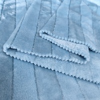 Tissu d'ameublement en microfibre de flanelle jacquard 100% polyester pour canapé, meubles, sacs, anti-boulochage