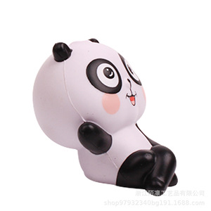 Jouet anti-stress en forme de panda, en plastique, dessin animé, rond, mignon, accessoire de décoration de table - Product Image 4
