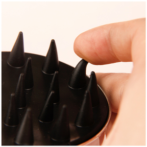 Brosse à <span class=keywords><strong>cheveux</strong></span> de salon en gros masseur de cuir chevelu en silicone de galvanoplastie avec peigne de massage de fonction de shampooing de <span class=keywords><strong>cheveux</strong></span> - Product Image 3