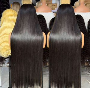 Perruque en cheveux humains lisses, fabricant direct d'usine pour les distributeurs et les entreprises de produits de beauté - Product Image 3