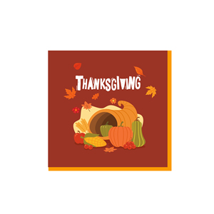 Juego de Decoración para Fiesta Temática de Hojas de Arce y Pavo de Acción de Gracias DAMAI, Incluye Platos, Vasos y Servilletas de Papel - Product Image 6