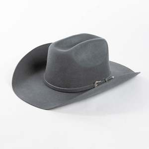 Sombrero de vaquero de invierno de alta calidad personalizado sombrero Fedora de fieltro de lana australiana de alta calidad 100% sombrero de vaquero azul al por mayor para hombres - Product Image 5