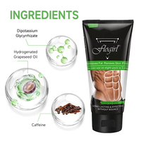 Crème Amincissante Abdominale Homme à la Caféine et Huile de Pépins de Raisin : Accélère la Transpiration, Brûle les Graisses, Raffermit la Peau Flâneuse, Gel Corps Amincissant