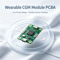 Module de moniteur de glycémie continu (CGM) médical personnalisé, carte de circuit imprimé (PCBA) pour capteur de glucose portable, assemblage SMT